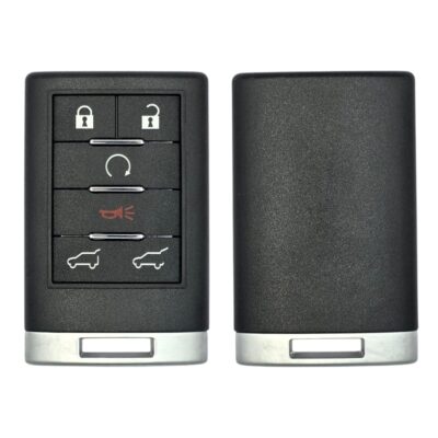 2007 2014 cadillac escalade 6b keyless entry remote fob ouc6000066