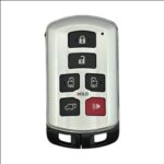 2010 2020 toyota sienna 6b smart keyless remote key fob hyq14adr, 89904 08010, 5691 board